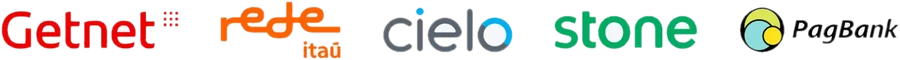 Getnet, Rede, Cielo, Stone e PagBank